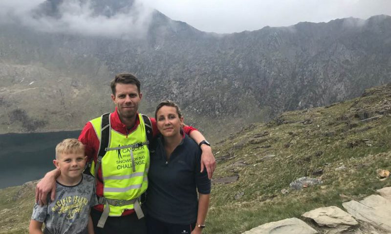 Matt's children Gareth and Caroline continue to walk in memory of their Dad